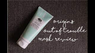 Origins Out of Trouble 10 Minute Mask Review ◌ alishainc