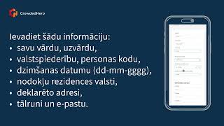 Kā atvērt investīciju kontu CrowdedHero?