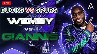 🚨 Bucks vs Spurs Tonight: Giannis \u0026 Wemby Set To Battle!