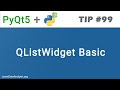 QListWidget Basics | PyQt5 Tutorial