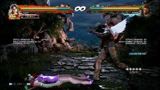 TEKKEN™7_ 鉄拳7 20190910　エディ新技6RPLK～2WK（しゃがみステータス）ジュリアのスカる中段などをあわせてみた