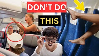 15 Things you should NOT Do in The Plane | Airplane Faux Pas