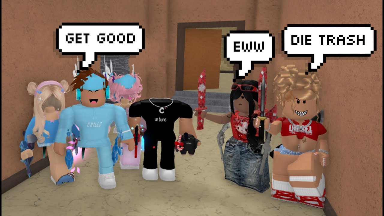 Beating Teamers As Youtubers In Mm2 Youtube