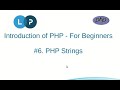 PHP Strings | PHP Tutorial | PHP For Beginners | Learn PHP Programming
