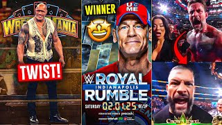 The Rock WrestleMania 41 NEW TWIST 😵! WTF Is Going On... | John Cena WINNING Rumble? Hulk Hogan| WWE