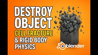 How to destroy anything in blender
