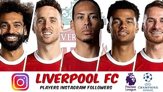 Shocking: Liverpool Players Instagram Followers Uncovered