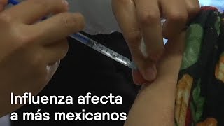 Aumentan casos de influenza en México