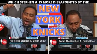 Stephen A Smith Debates Himself About Who is More Disappointed by the Knicks