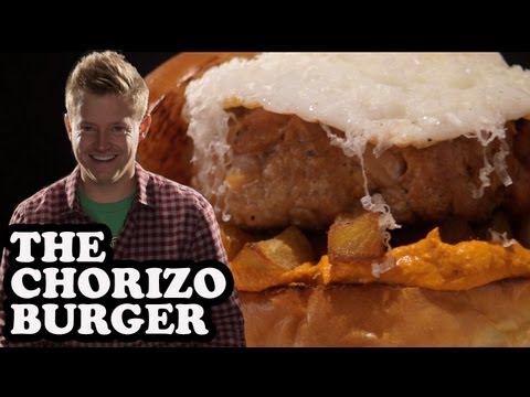 Spicy Chorizo Sausage Burger - Burger Lab Spicy Chorizo Sausage Burger - Burger Lab