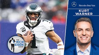 Kurt Warner: Jalen Hurts & Eagles’ O Is Tougher to Defend Than Mahomes & Chiefs' O | Rich Eisen Show