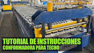 Linbay-Tutorial de instrucciones conformadora para techo