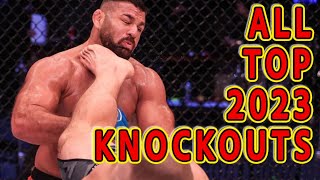 All Top Knockouts 2023 in MMA
