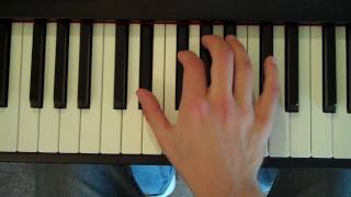How To Play an Eb Minor Major Seventh Chord on Piano
