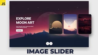 How to make Image Slider Using HTML, CSS & JavaScript with Manual Button Navigation