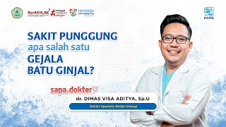 Sakit Punggung, Gejala Batu Ginjal ? #rsudiskak