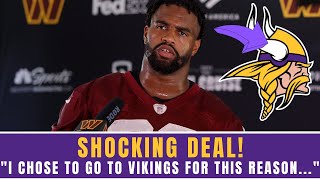 A BIG STAR FROM THE COMMANDERS IS ON ITS WAY TO THE VIKES! NOBODY EXPECTED THIS! VIKINGS NEWS