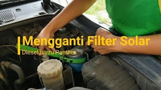 Cara Ganti Filter Solar Panther Sekaligus Membersihkan Tabung Sedimen