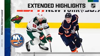 Minnesota Wild vs. New York Islanders Jan 12, 2023 HIGHLIGHTS