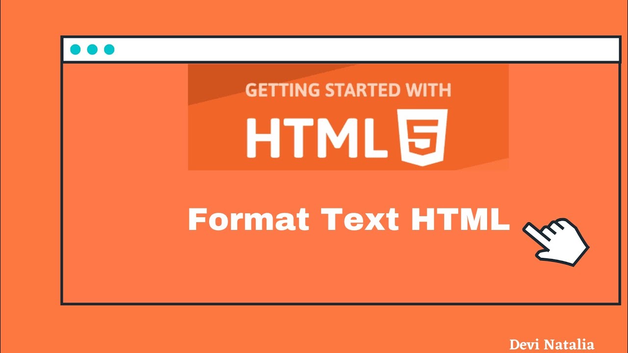 HTML Format Text - YouTube