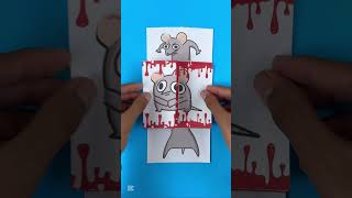 dancing rat meme paper transformation diy #shorts #diy