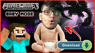 HOW TO DOWNLOAD BABY MOD IN MINECRAFT PE | BABY MOD MINECRAFT MOBILE ME DAWNLOAD KESE KARE | (HINDI)