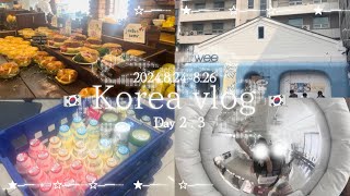 [Korea vlog]2泊3日の韓国旅行⋆౨ৎﾟ⟡｜Day2.3｜韓国vlog｜カフェ🥯｜ショッピング｜漢江｜JK｜