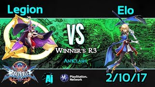 AniClash 59 - Legion (Izanami) vs. Elo (Jin) Winner's R3 - BBCF Blazblue CF