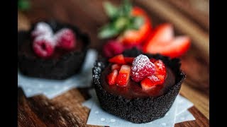 【Neckar Kitchen】免烤巧克力挞❤️No-Bake Chocolate Tartlet