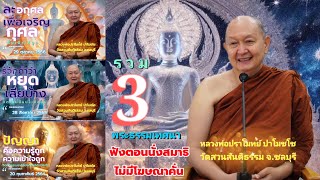 🪷.รวม3..พระธรรมเทศนา#หลวงพ่อปราโมทย์ #วัดสวนสันติธรรม#หลวงปู่ดุลย์#ไม่มีโฆษณาคั่น#amtatham#Mettatham