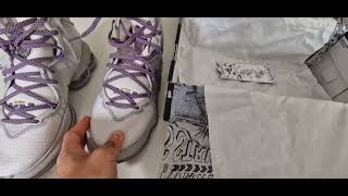 Lebron XIX 19 Phantom/Canyon Purple-LT Iron Ore Unboxing and Details. Performance Basket Shoes 2022