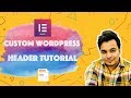 WordPress header tutorial : Build custom header with Elementor Pro