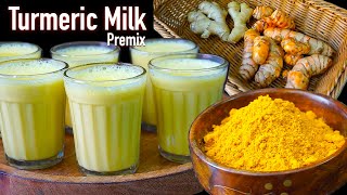 Turmeric milk | how to make turmeric milk | turmeric milk premix powder | golden milk recipe