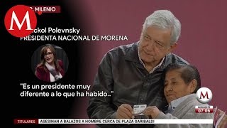 Opositores y seguidores expresaron su opinión al gobierno de AMLO