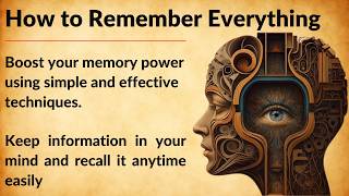 How To Remember Everything Learning Memory Skills Boost Your Memory Graded Reader