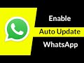 How to Enable Auto Update for WhatsApp?