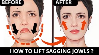 🛑 AGE 30+, 40+ | FACE LIFTING EXERCISES FOR JOWLS and SAGGY SKIN !| LAUGH LINES, LIFT SAGGY CHEEKS