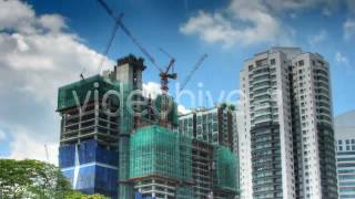 Construction Activity Time Lapse (Stock Footage)