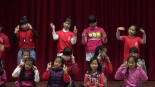 20170314海口國小慶生會幼女童軍熱歌勁舞