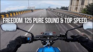 Bajaj Freedom 125 Pure Riding Sound