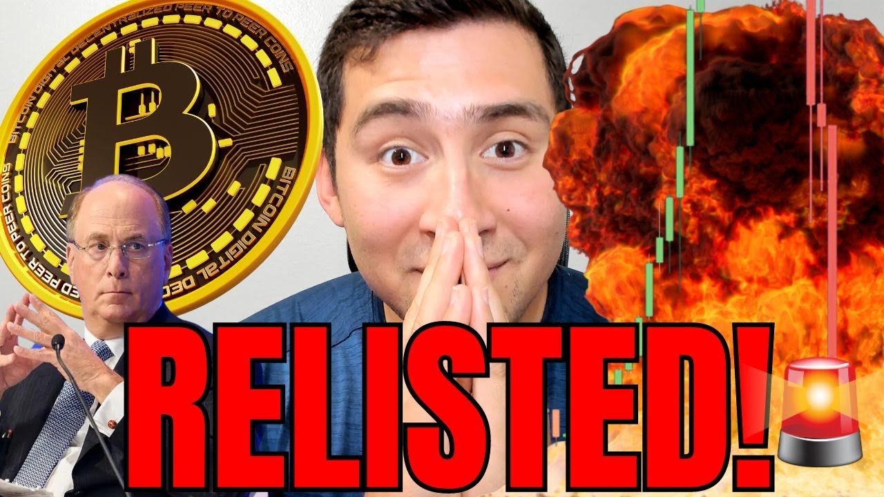 BITCOIN BLACKROCK ETF RELISTED! NEW SEC CHARGES! CRYPTO NEWS - YouTube