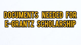 Documents needed for E-grantz Scholarship| Scholarship 2023 |kerala College admission|