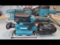 Brand new Makita DBO380 cordless finishing sander teardown, test and honest review.