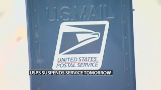 USPS will suspend regular mail delivery on Thursday