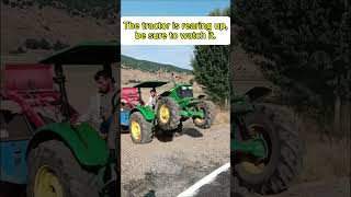 Epic Tractor Wheelie on the Road!