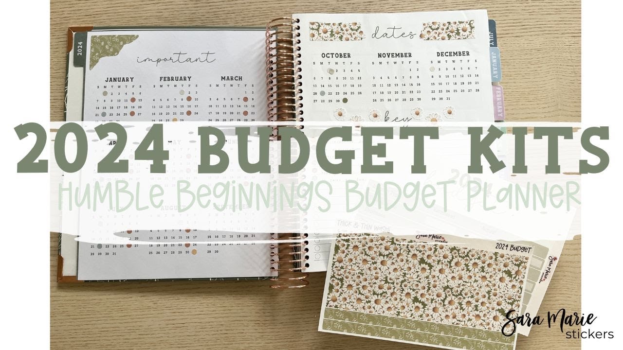 2024 BUDGET Kits Walk Through | Humble Beginning Budget Planner ...