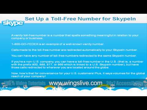 Setup a toll free number using Skype | Wingslive Setup a toll free number using Skype | Wingslive
