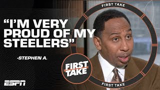 Stephen A. is 'pleasantly shocked' about how the Steelers' season turned out | First Take