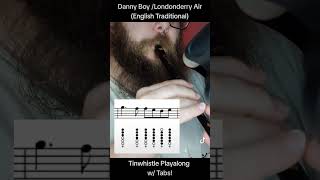 Danny Boy / Londonderry Air // Tinwhistle Playalong w/Tab! #tinwhistle #folk #folksong #tune