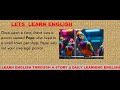 Learn English Through Stories || the parrot || Improve Your English Graded Reader Storytelling